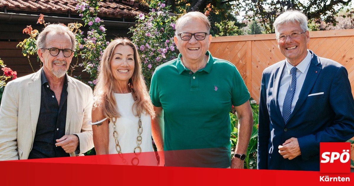 SP&Ouml; K&auml;rnten gratuliert Peter Ambrozy zum 75er!
