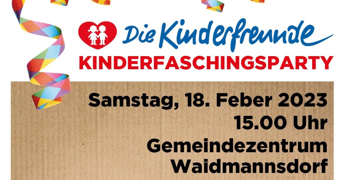 Kinderfaschingsparty in Waidmannsdorf