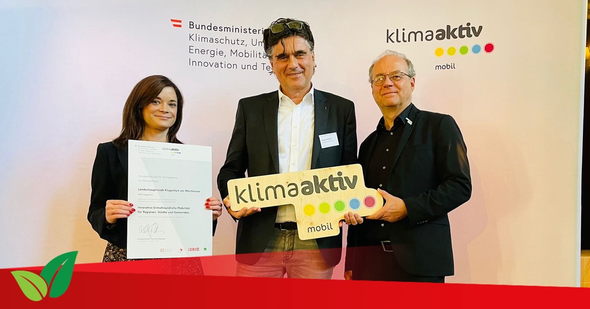 Klagenfurt in Korneuburg mit &bdquo;klimaaktiv mobil Projektpartner&ldquo; ausgezeichnet