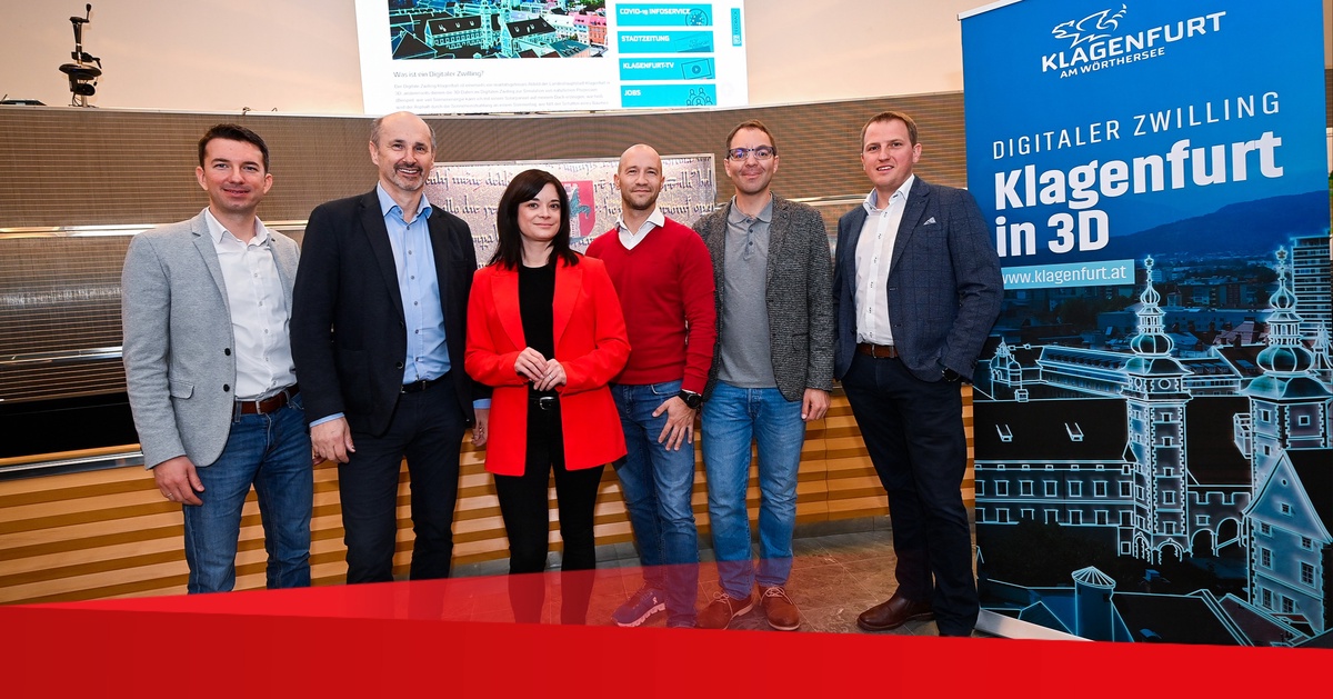 Klagenfurt in 3D &ndash; der digitale Zwilling der Landeshauptstadt