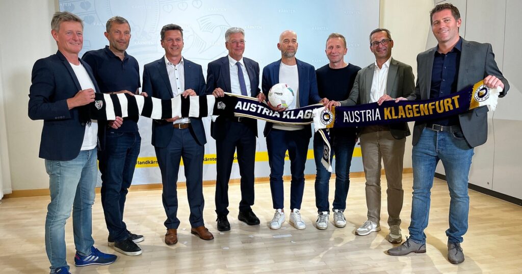 Land K&auml;rnten, Stadt Klagenfurt, Austria und WAC laden Einsatzkr&auml;fte zu Fu&szlig;ball-Bundesliga ein