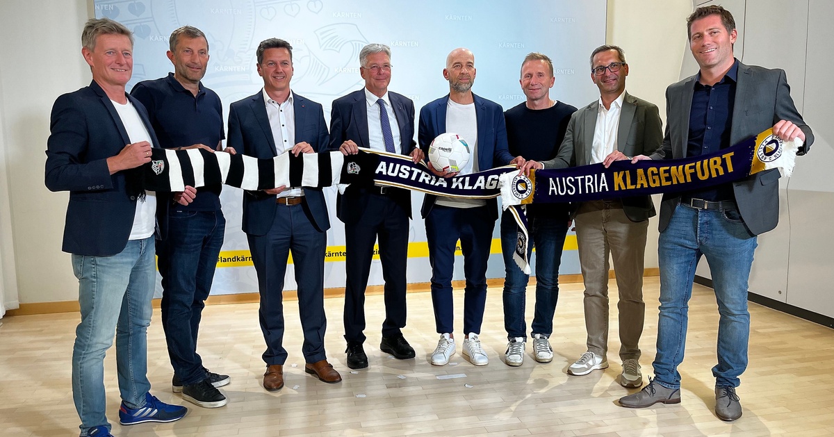 Land K&auml;rnten, Stadt Klagenfurt, Austria und WAC laden Einsatzkr&auml;fte zu Fu&szlig;ball-Bundesliga ein