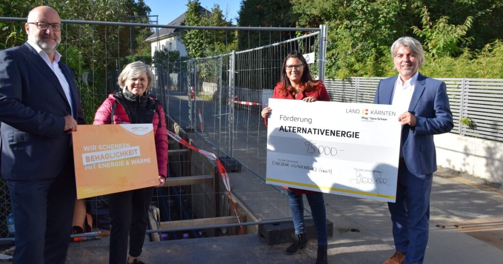 Land K&auml;rnten unterst&uuml;tzt Fernw&auml;rme-Netzausbau der Energie Klagenfurt GmbH