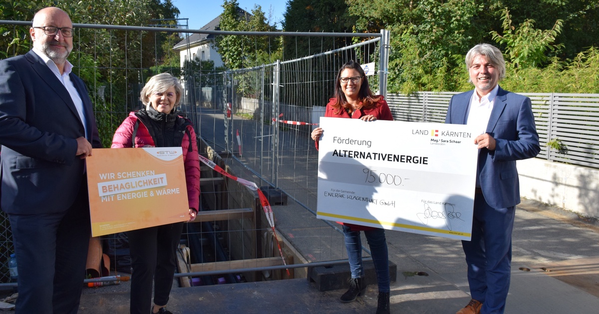 Land K&auml;rnten unterst&uuml;tzt Fernw&auml;rme-Netzausbau der Energie Klagenfurt GmbH